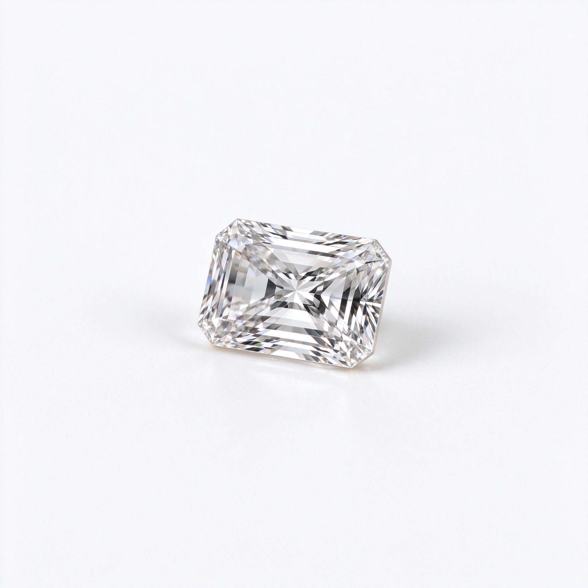 Emerald Cut cut loose moissanite