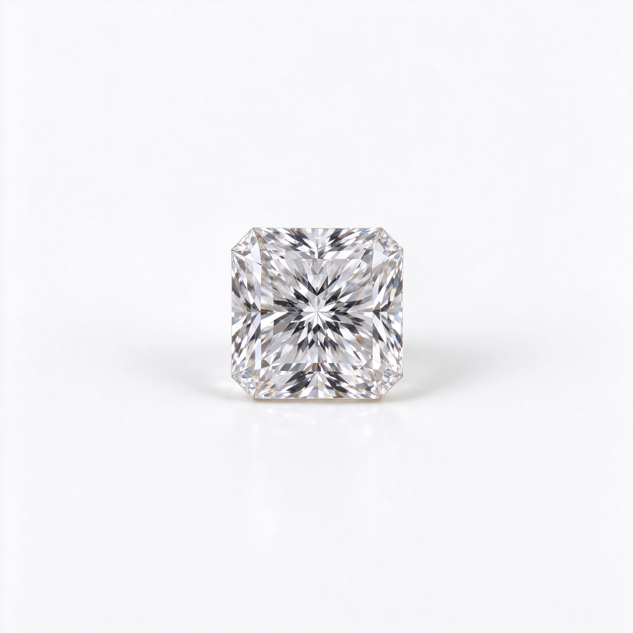 2ct Asscher Cut Moissanite