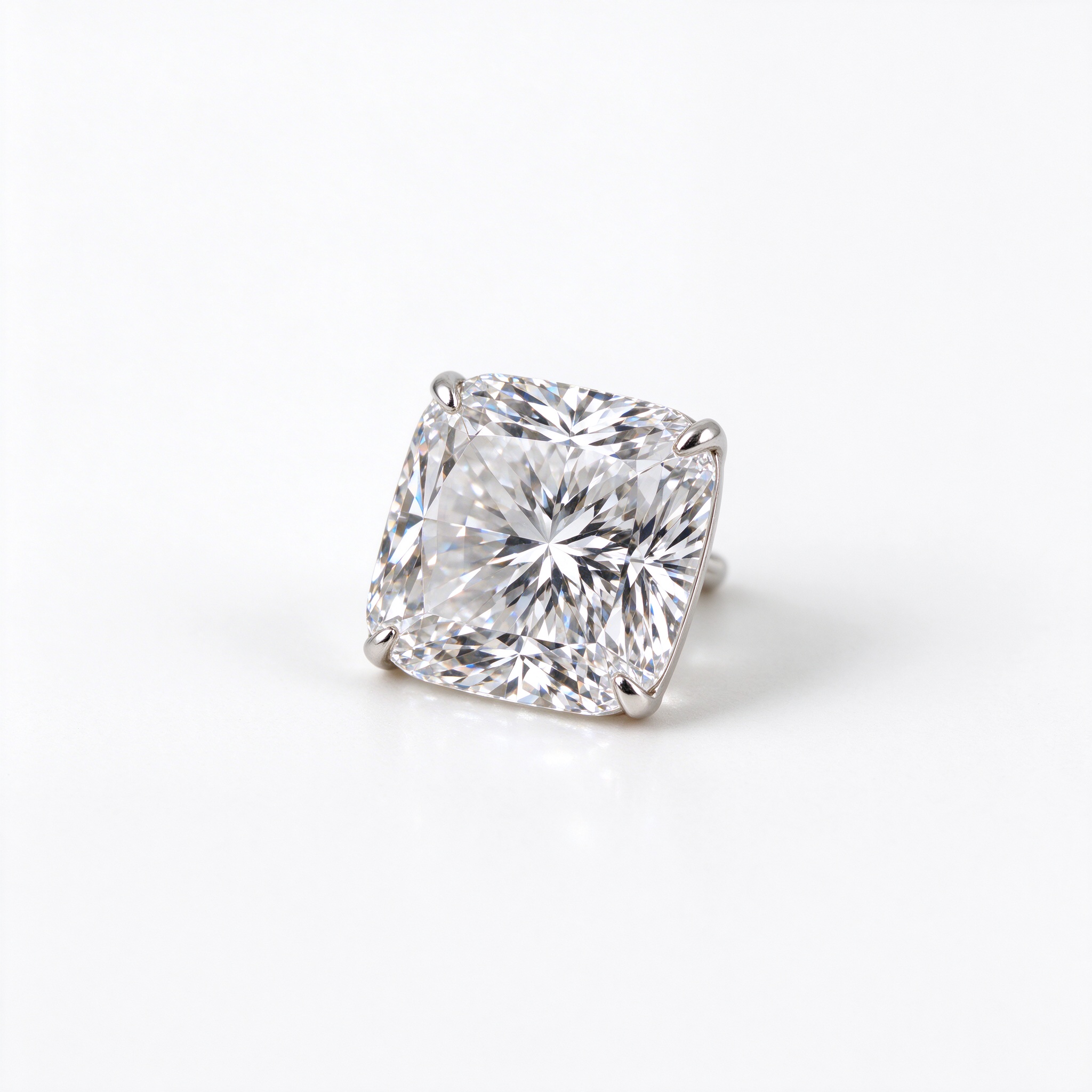 1ct Cushion Cut Moissanite